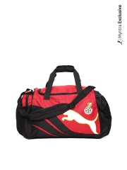 Puma Unisex Red & Black Duffle Bag