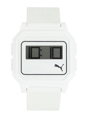 Puma Unisex White Digital Watch