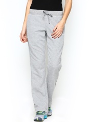 Reebok Women Grey Melange EL FLC Track Pants