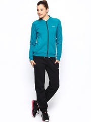 Reebok Women Blue & Black TS Sport Style Training Tracksuit