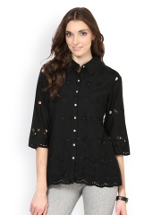 Rena Love Women Black Shirt