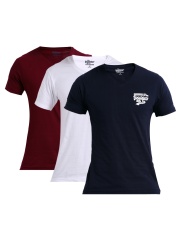Roadster Men Canuk Pack of 3 T-shirts