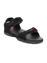 Sparx Men Black Sports Sandals
