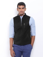 Turtle Men Black Waistcoat