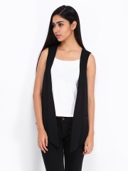 Vero Moda Women Black Waistcoat