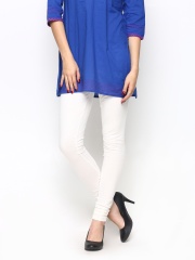 W Women Off-White Churidar Leggings