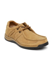 Woodland Men Brown Leather Casual Shoes