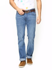 Wrangler Men Blue Floyd Regular Fit Jeans