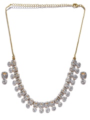 Zaveri Pearls Gold-Plated Jewellery Set