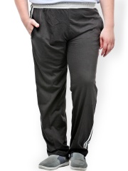 plusS Men Black Track Pants
