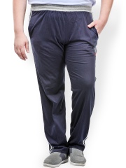 plusS Men Navy Track Pants