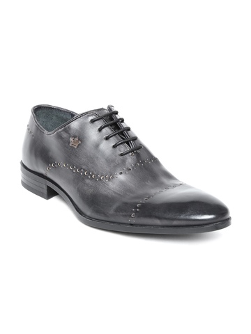 Buy Louis Philippe Men Black Genuine Leather Formal Shoes - - Footwear for Men - 1241135