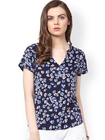 buy harpa navy floral print top apparel for buy harpa navy floral print top apparel for