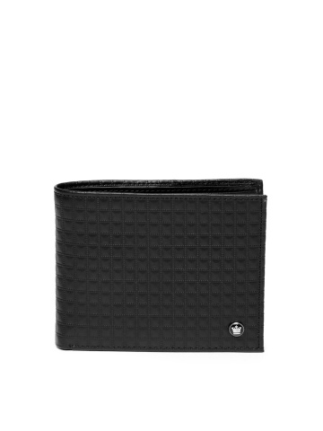 Louis Philippe Men Black Leather Wallet available at Myntra for Rs.1044