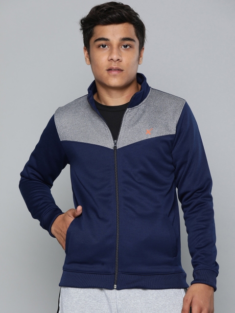 HRX by Hrithik Roshan Boys Navy Blue & Grey Colourblocked Rapid Dry Training Sweatshirt
HRX by Hrithik Roshan Boys Navy Blue & Grey Colourblocked Rapid Dry Training Sweatshirt