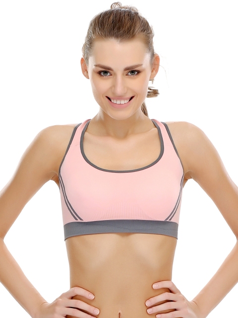 Clovia Orange Sports Bra BR0332P16S