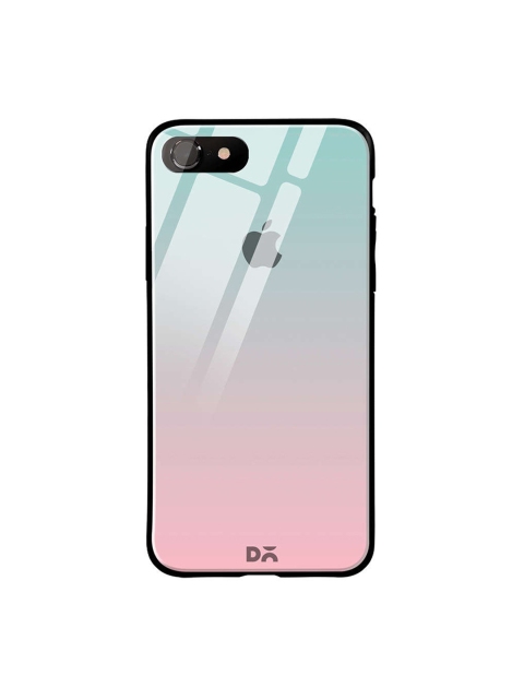 DailyObjects Blue & Pink iPhone 7 Glass Case Cover