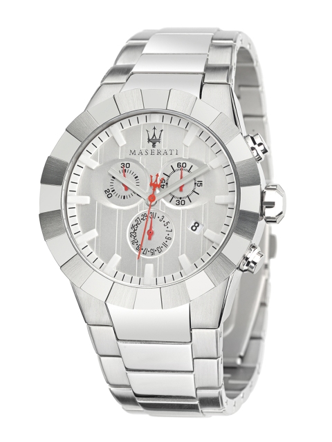 Maserati Men Silver-Toned Analogue Watch R8873603001