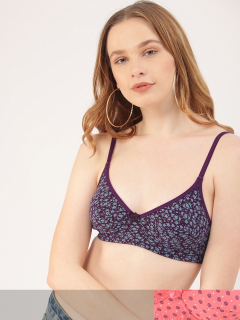 DressBerry Pack of 2 Printed Non-Wired Non Padded Everyday Bra DB-2PP-BRA-02E, Purple
DressBerry Pack of 2 Printed Non-Wired Non Padded Everyday Bra DB-2PP-BRA-02E, Purple