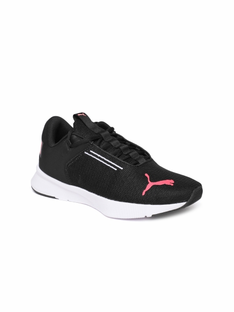 Puma Women Black Flyer Modern Running Shoes