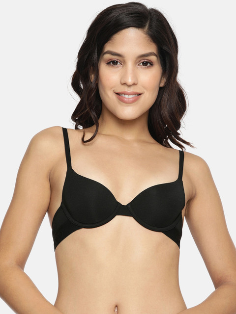 Calvin Klein Underwear Black Solid Underwired Lightly Padded T-shirt Bra QF5048AD001-001
Calvin Klein Underwear Black Solid Underwired Lightly Padded T-shirt Bra QF5048AD001-001