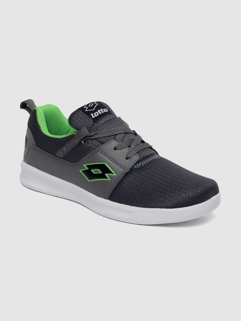 Lotto Men Grey Solid Sneakers