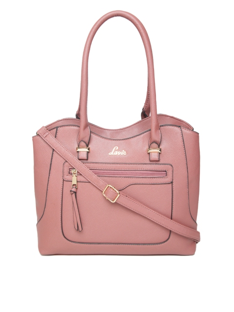 Lavie Pink Solid Shoulder Bag