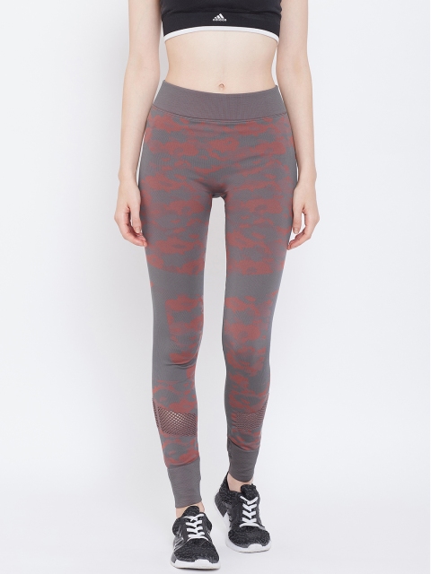 Stella McCartney by ADIDAS Women Grey & Rust Orange Camouflage Essential SL Workout Tights
Stella McCartney by ADIDAS Women Grey & Rust Orange Camouflage Essential SL Workout Tights