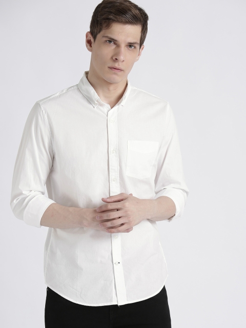 GAP Men's Poplin Shirt, White