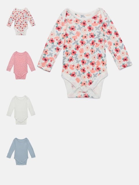Marks & Spencer Kids Pack of 5 Rompers, Multi
