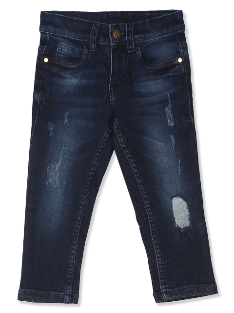 Flying Machine Boys Navy Blue Skinny Fit Mid-Rise Mildly Distressed Stretchable Jeans
Flying Machine Boys Navy Blue Skinny Fit Mid-Rise Mildly Distressed Stretchable Jeans