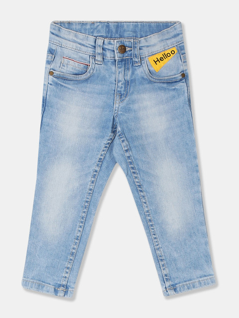 Flying Machine Boys Blue Skinny Fit Mid-Rise Clean Look Jeans with Applique Detail
Flying Machine Boys Blue Skinny Fit Mid-Rise Clean Look Jeans with Applique Detail