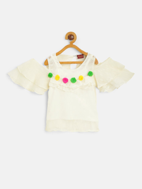 Twisha Girls Off-White Printed Top
Twisha Girls Off-White Printed Top