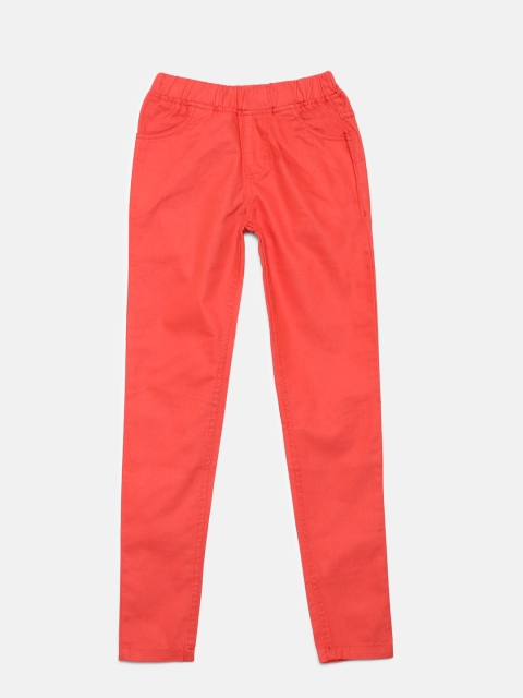 612 league Girls Orange Jeggings