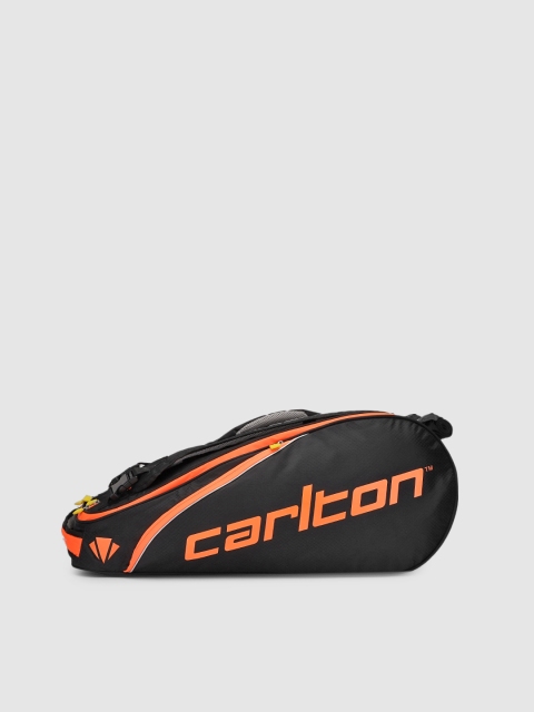 Carlton Black & Orange Kinesis Tour 2-Comp Racket Bag