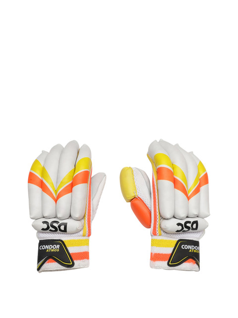 DSC Unisex White & Yellow Condor Atmos Cricket Leather Gloves
DSC Unisex White & Yellow Condor Atmos Cricket Leather Gloves