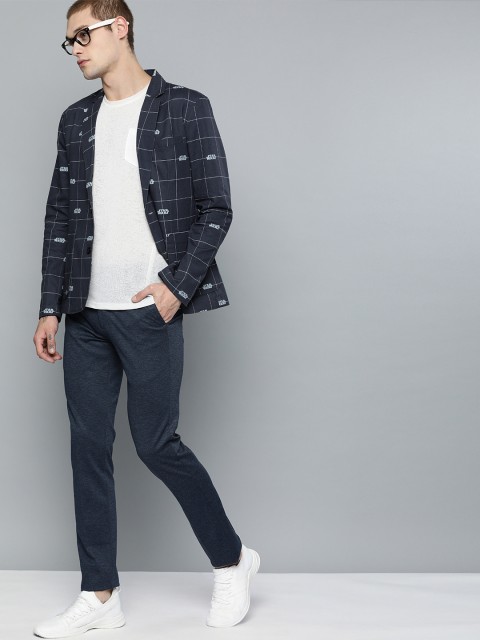 Kook N Keech Star Wars Men Navy Blue Checked Regular Fit Single-Breasted Casual Pure Cotton Blazer
Kook N Keech Star Wars Men Navy Blue Checked Regular Fit Single-Breasted Casual Pure Cotton Blazer