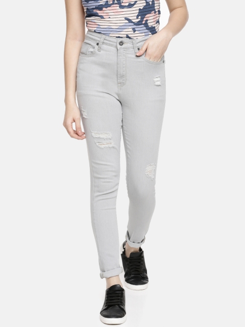 Pepe Jeans Women Grey Kiana Dion Skinny Fit High-Rise Mildly Distressed Stretchable Jeans
Pepe Jeans Women Grey Kiana Dion Skinny Fit High-Rise Mildly Distressed Stretchable Jeans