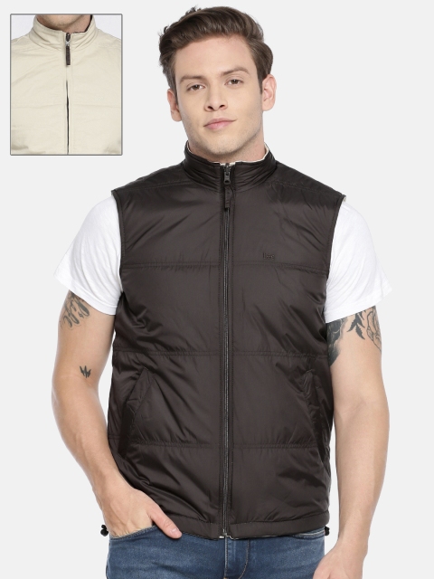 Lee Urban Riders Men Charcoal Grey & Off-White Solid Reversible Ramsey Padded Slim Fit Jacket
Lee Urban Riders Men Charcoal Grey & Off-White Solid Reversible Ramsey Padded Slim Fit Jacket