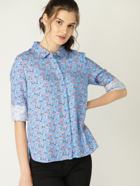 United Colors of Benetton Women Blue & Pink Regular Fit Printed High-Low Casual Shirt
United Colors of Benetton Women Blue & Pink Regular Fit Printed High-Low Casual Shirt