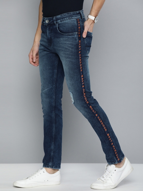 Mast & Harbour Men Blue Skinny Fit Mid-Rise Mildly Distressed Stretchable Jeans
Mast & Harbour Men Blue Skinny Fit Mid-Rise Mildly Distressed Stretchable Jeans