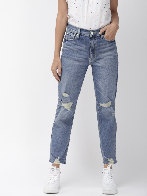 Denizen From Levis Women Blue Vintage Slim Fit High-Rise Mildly Distressed Cropped Jeans
Denizen From Levis Women Blue Vintage Slim Fit High-Rise Mildly Distressed Cropped Jeans