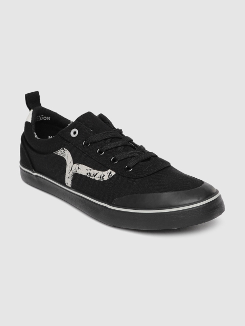 Flying Machine Men Black Sneakers