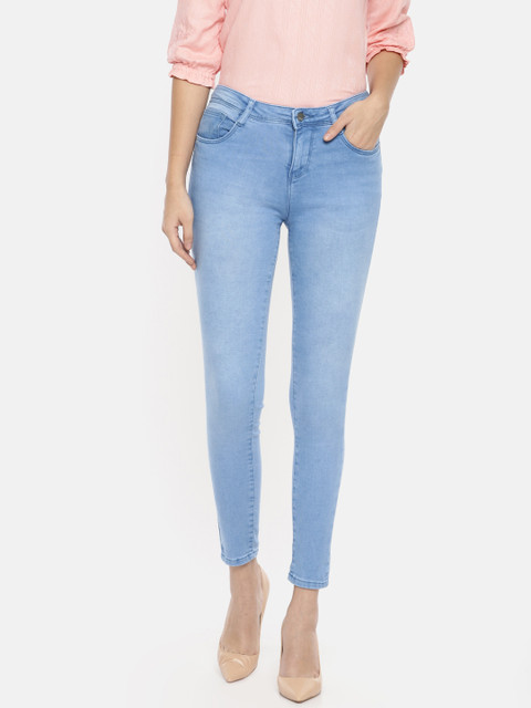 Kraus Jeans Women K4014 Blue Skinny Fit High-Rise Clean Look Stretchable Cropped Jeans K4014
Kraus Jeans Women K4014 Blue Skinny Fit High-Rise Clean Look Stretchable Cropped Jeans K4014
