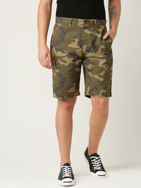 United Colors of Benetton Olive Green & Charcoal Grey Camouflage Print Regular Fit Shorts
United Colors of Benetton Olive Green & Charcoal Grey Camouflage Print Regular Fit Shorts