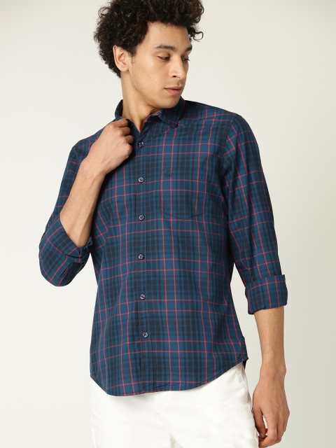 United Colors of Benetton Men Navy & Red Regular Fit Checked Casual Shirt, Navy blue
United Colors of Benetton Men Navy & Red Regular Fit Checked Casual Shirt, Navy blue