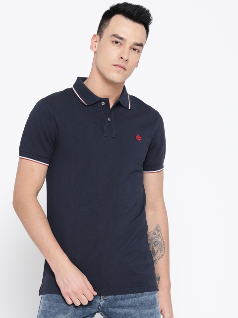 Timberland Men Navy Blue AF MILLRS RVR Tipped Slim Fit Polo Collar Pure Cotton T-shirt
Timberland Men Navy Blue AF MILLRS RVR Tipped Slim Fit Polo Collar Pure Cotton T-shirt