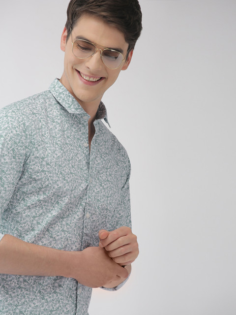 Mast & Harbour Men Green & Grey Regular Fit Printed Casual Shirt
Mast & Harbour Men Green & Grey Regular Fit Printed Casual Shirt