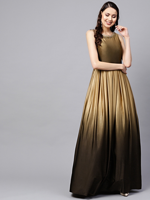 Chhabra 555 Women Beige & Coffee Brown Dyed Satin Finish Made to Measure Cocktail Gown
Chhabra 555 Women Beige & Coffee Brown Dyed Satin Finish Made to Measure Cocktail Gown