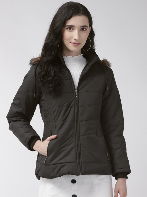 Foreign Culture By Fort Collins Women Black Solid Parka Jacket with Detachable Hood
Foreign Culture By Fort Collins Women Black Solid Parka Jacket with Detachable Hood
